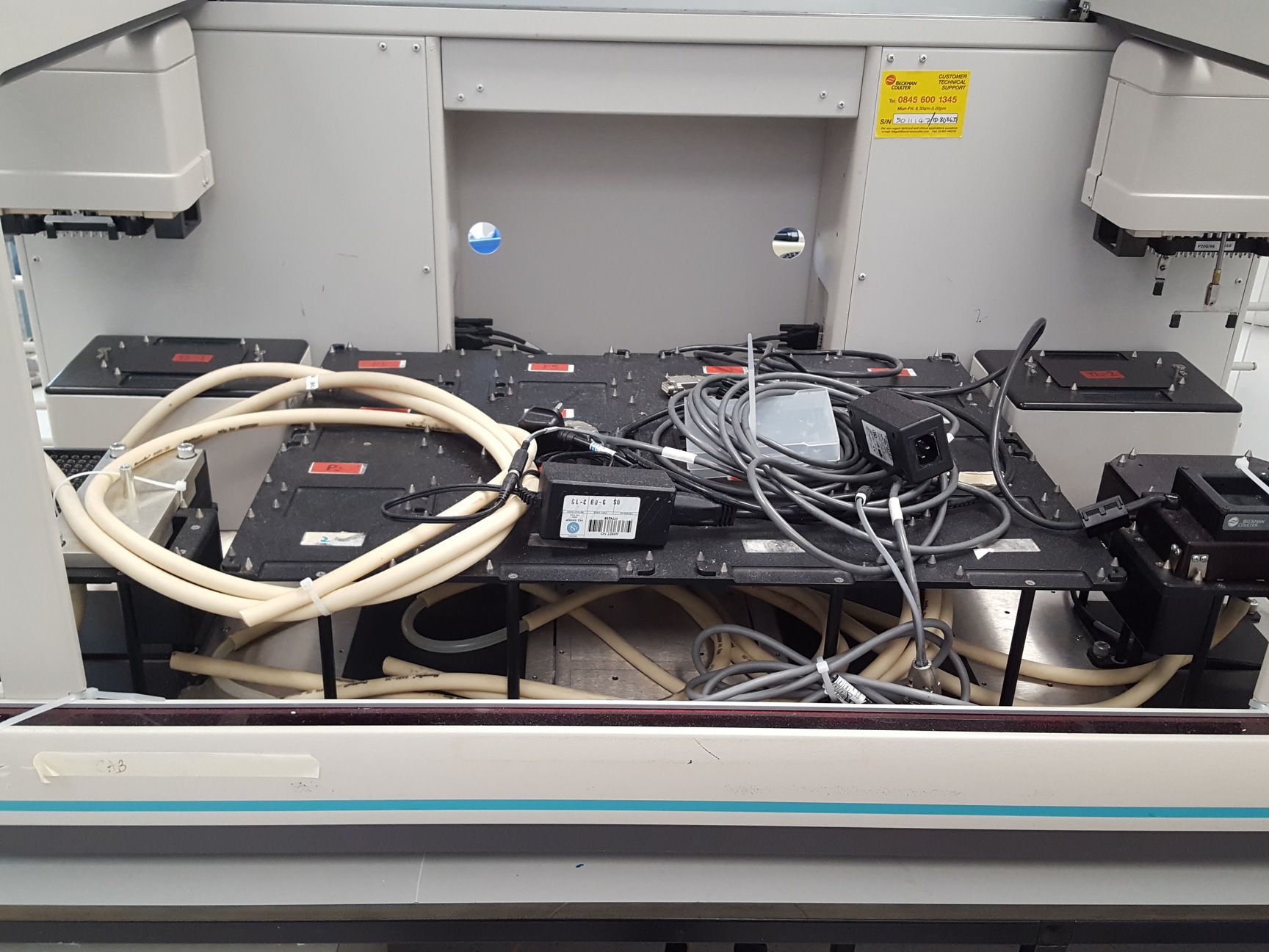 Image of Biomek FX Hybrid Thermo Target Workstation With Jun-Air Compressor 6 Sarena Tank