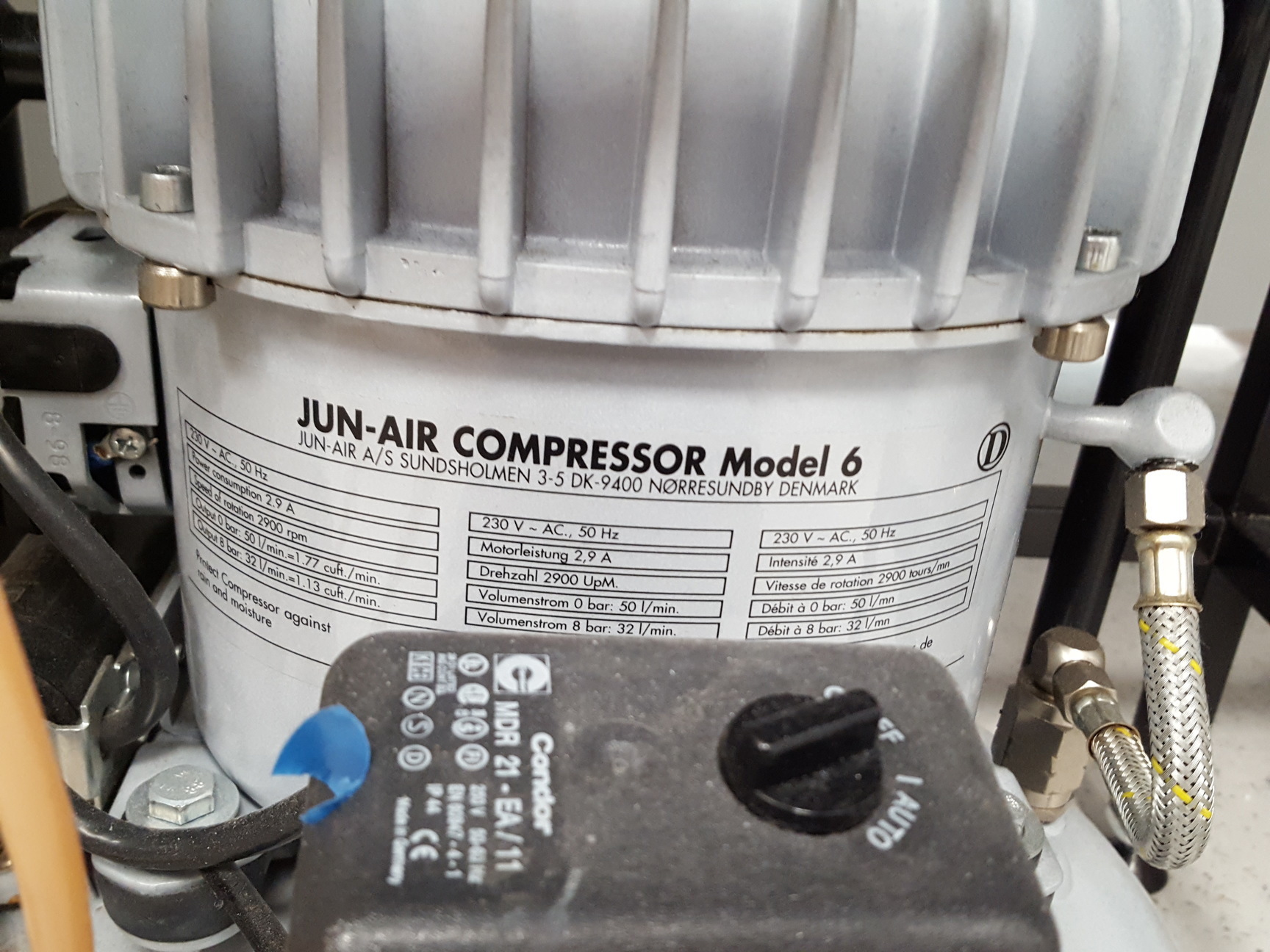 Image of Biomek FX Hybrid Thermo Target Workstation With Jun-Air Compressor 6 Sarena Tank