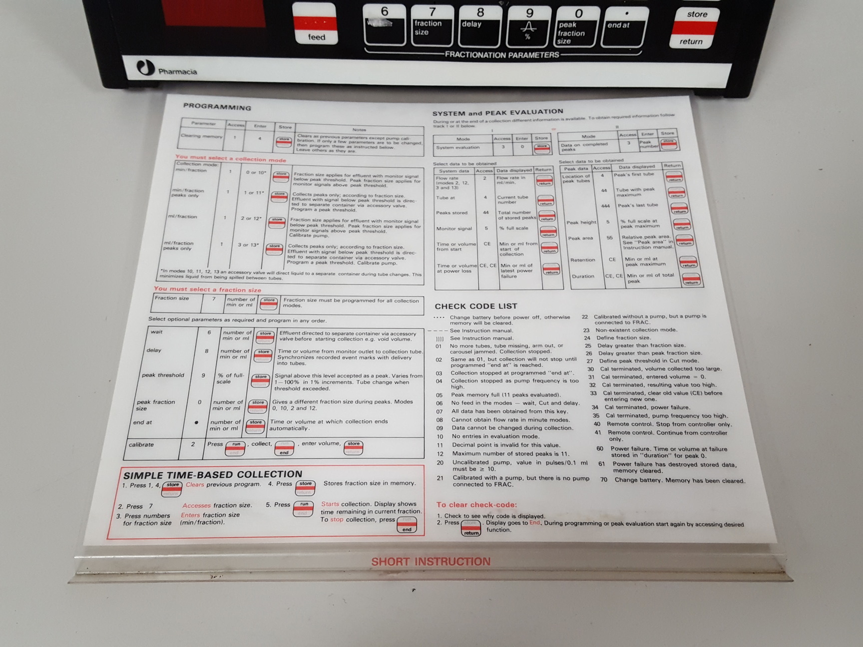 Image of Pharmacia Biotech FRAC-100 Lab Fraction Collector