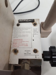 Thumbnail image of Specac Hydraulic Press Lab Pellet Press FTIR + XRF