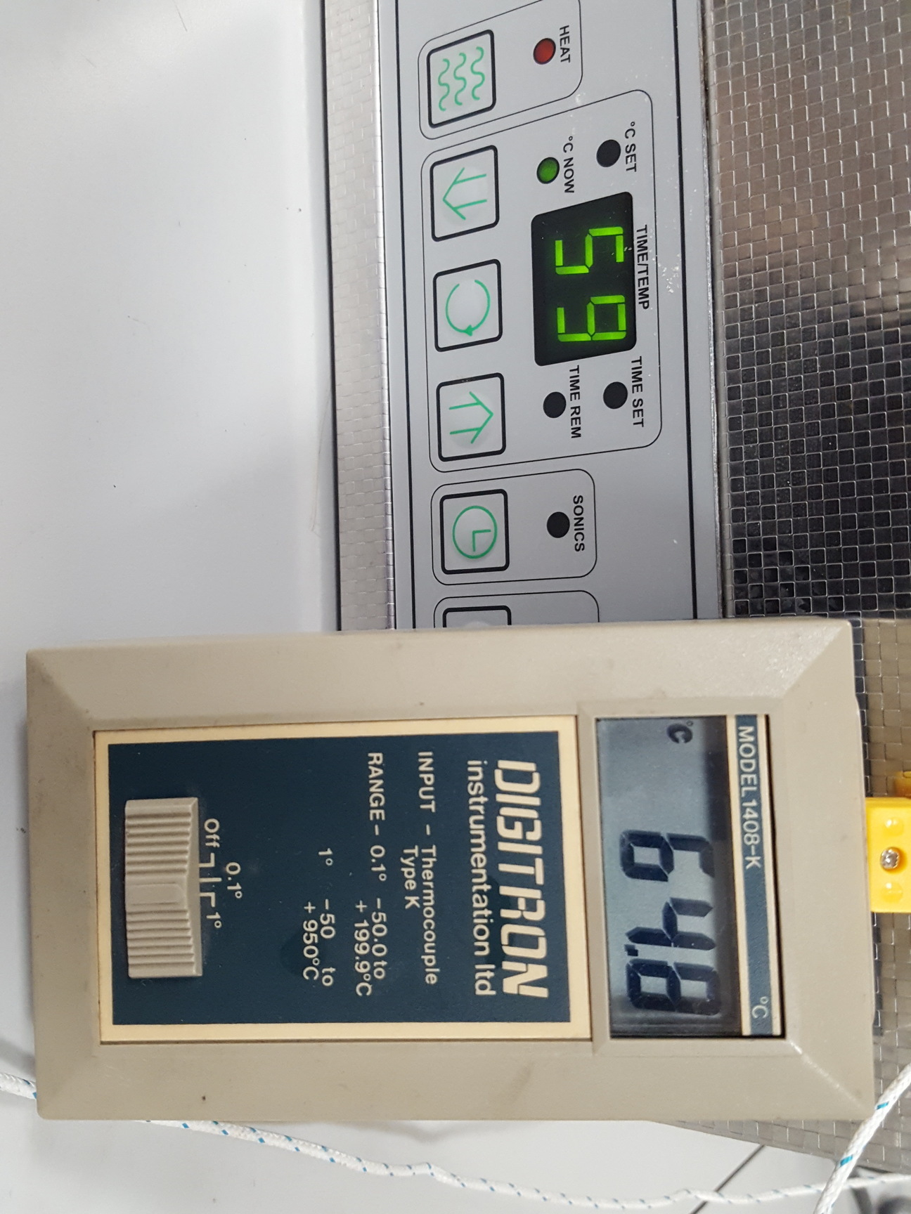 Image of Precision Ultrasonic Water Bath Cleaning Tank DP202-00 - Lab Spares Repairs 