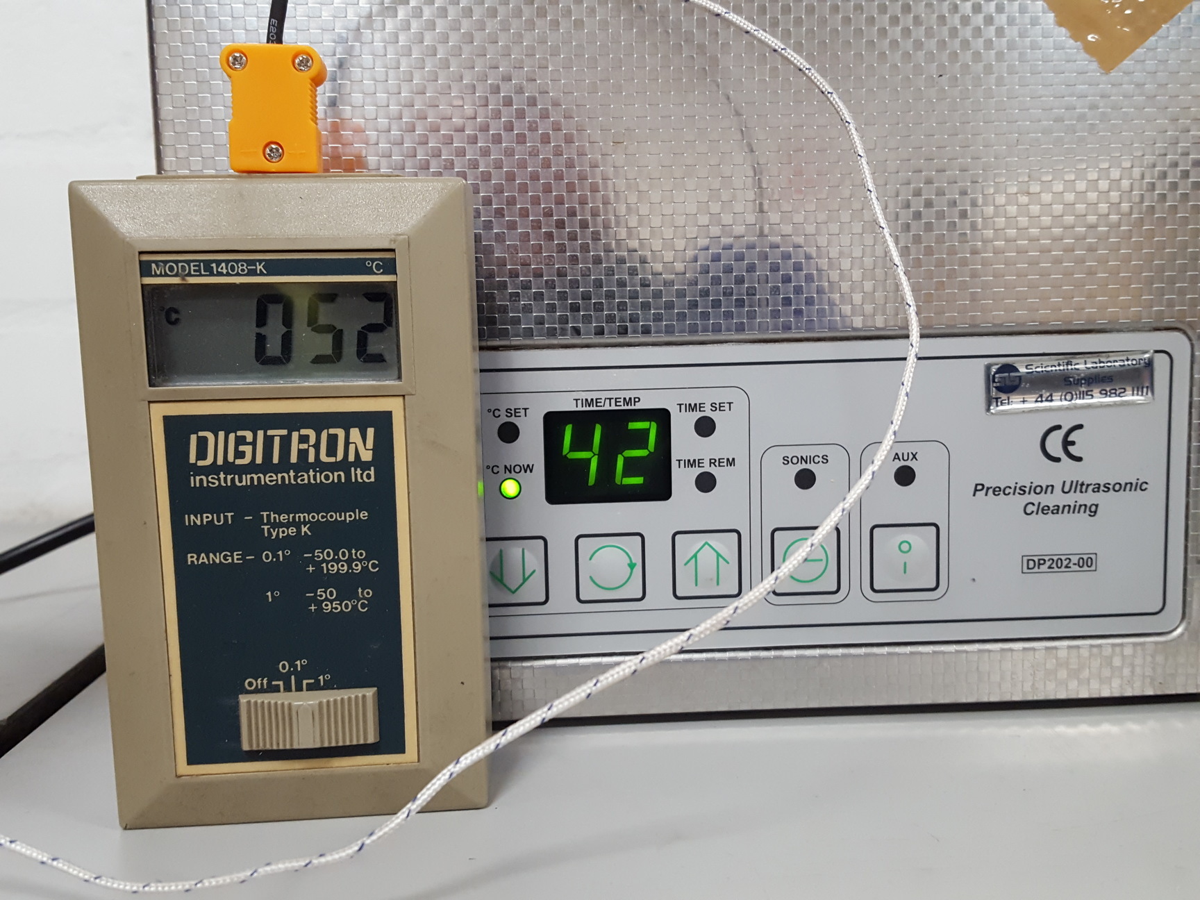 Image of Precision Ultrasonic Water Bath Cleaning Tank DP202-00 - Lab Spares Repairs 