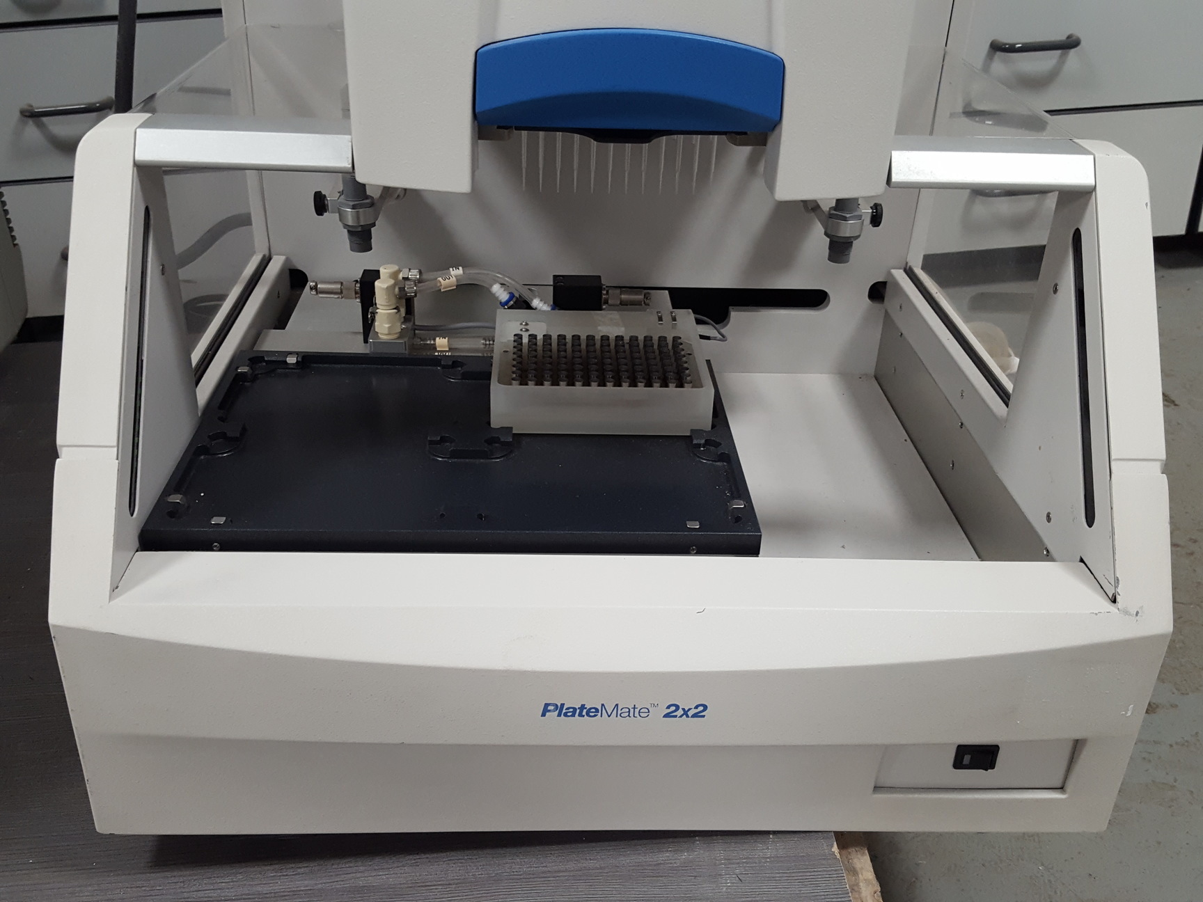 Image of Matrix Technologies PlateMate 2 x 2 Sequenom Automated Pipetting Workstation