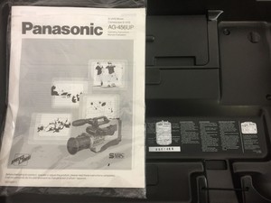 Thumbnail image of Job Lot of 3x Panasonic VHS Cameras, 2x JVC Digital Camcorders, 3x Tripod stands