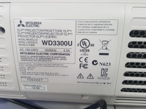 Thumbnail image of Mitsubishi WD3300U DLP Multimedia Office Projector