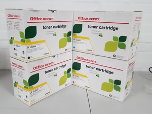 Thumbnail image of Office Depot HP CE260 CE261 CE262 CE63A Compatible LaserJet Toner