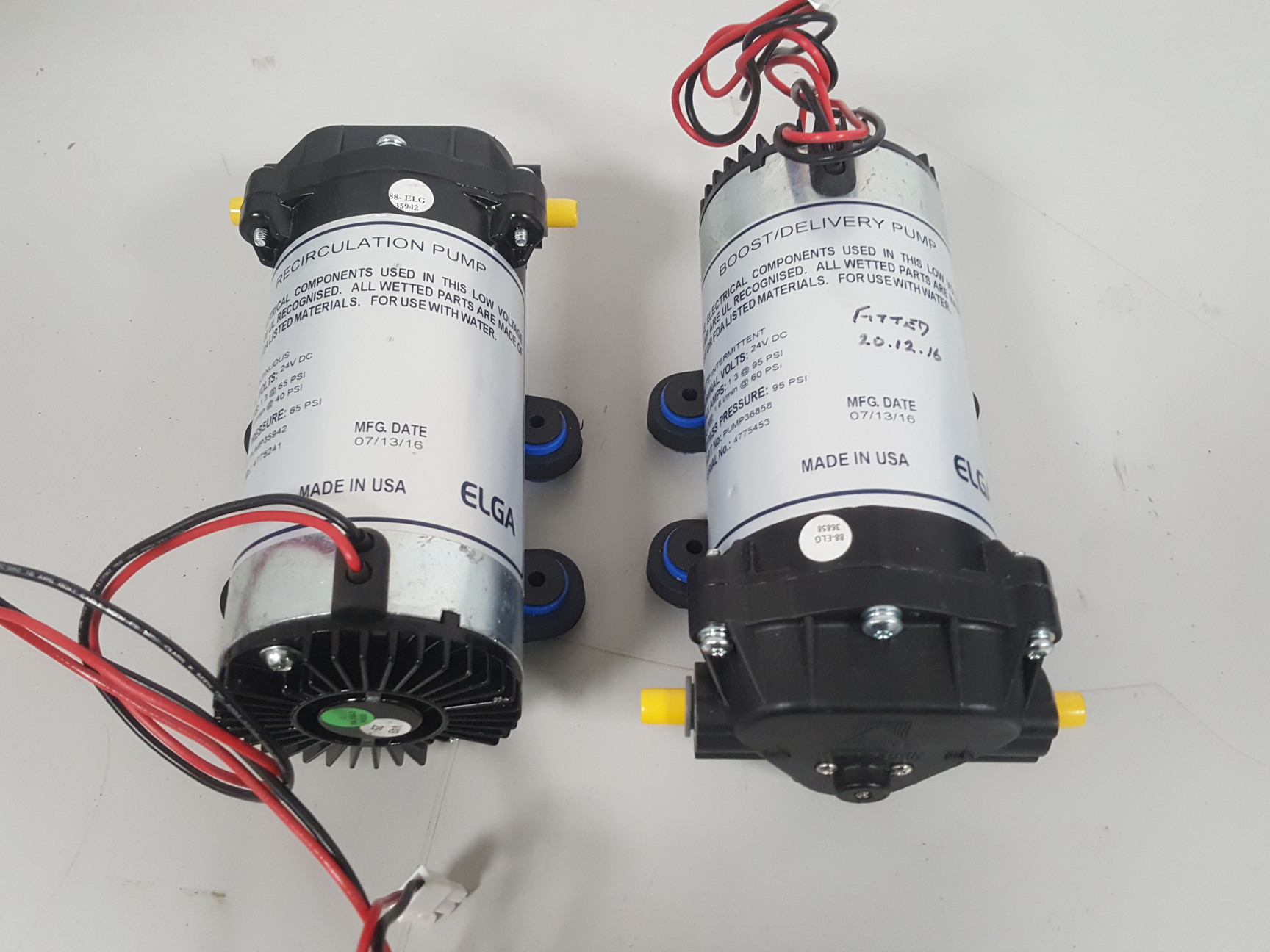 ELGA Recirculation & Boost Delivery Pump