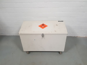 Thumbnail image of Single Door Laboratory Chemical / Flammable Materials Storage Cabinet White Lab
