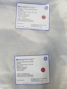 Thumbnail image of 13 x GE Healthcare Sartorius Cellbag 50L 25L 10L Bioreactor Flexboy CB0020L10-0