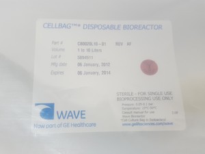 Thumbnail image of 13 x GE Healthcare Sartorius Cellbag 50L 25L 10L Bioreactor Flexboy CB0020L10-0