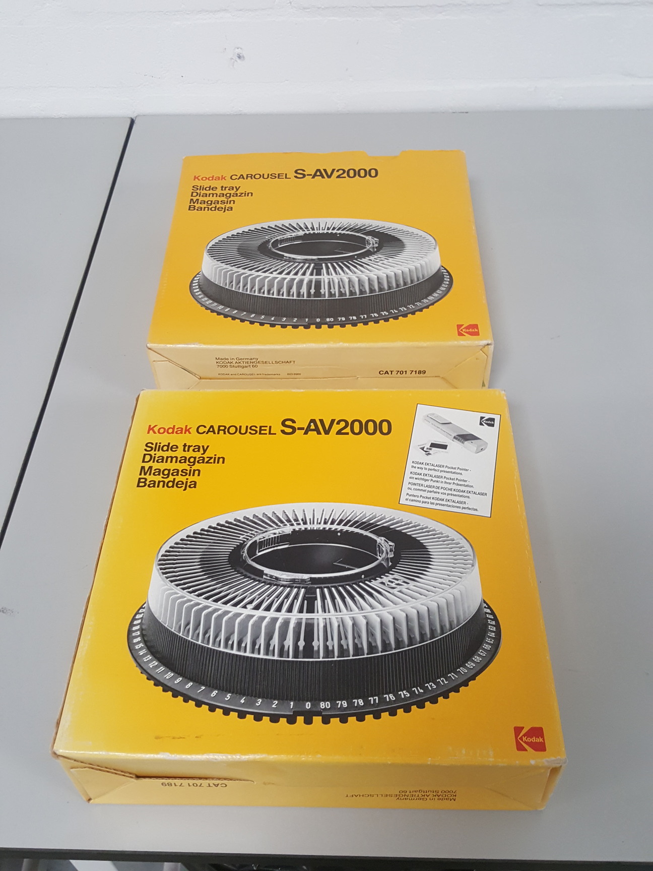 Image of Kodak Ektapro 5020 Slide Projector + 2 Carousels