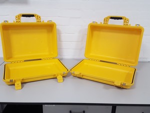 Thumbnail image of 2x Peli 1500 Protector Dust & Waterproof Case Yellow