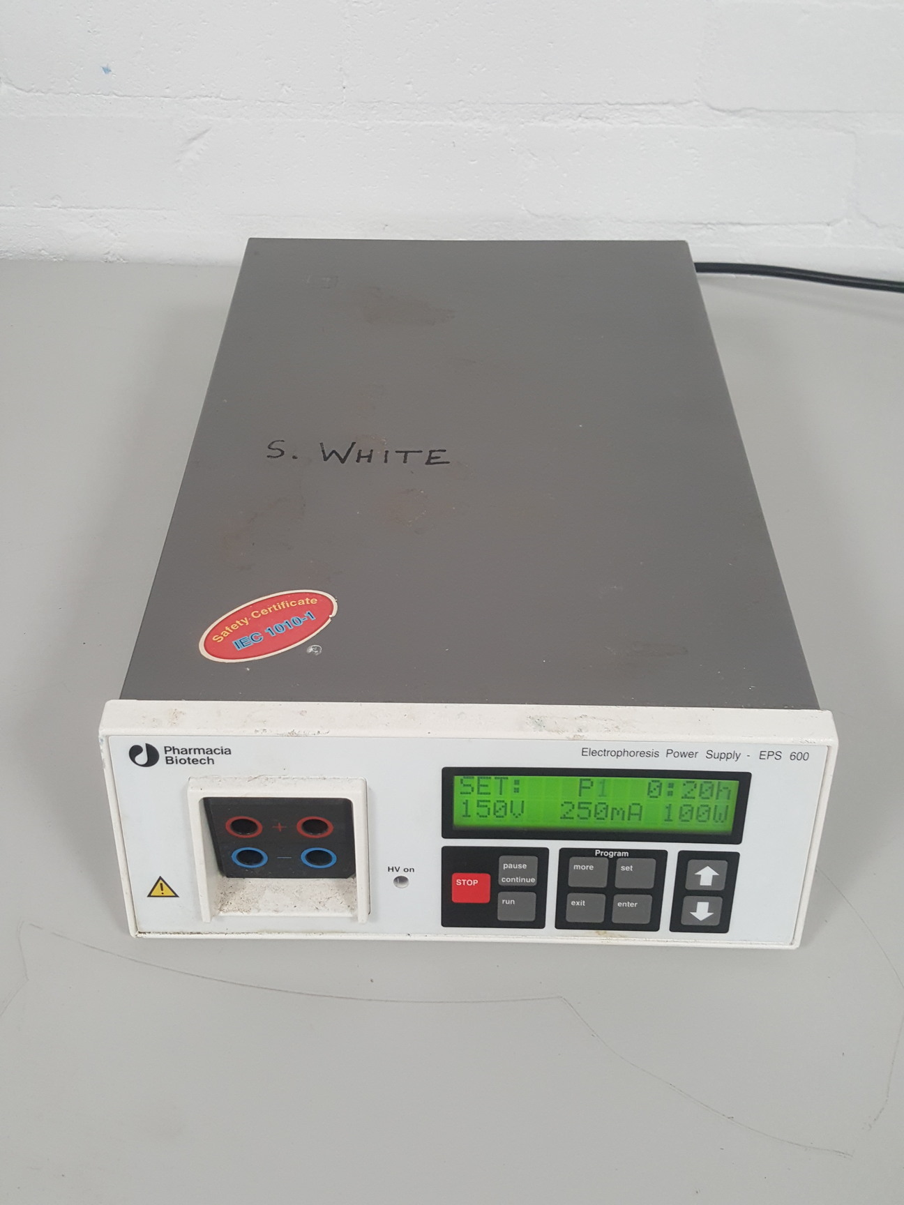 Image of Pharmacia Biotech EPS 600 Electrophoresis Power Supply LabLab