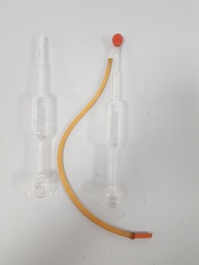 Thumbnail image of Small lot of Lab Glassware Beakers, Flasks, Bottles, Desiccators,
