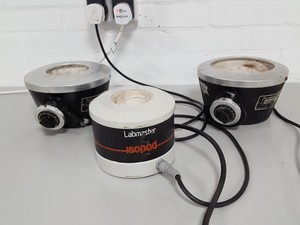 Thumbnail image of Lots of 3 Isopad E66 Isomantle Labmaster Heating Mantles Lab
