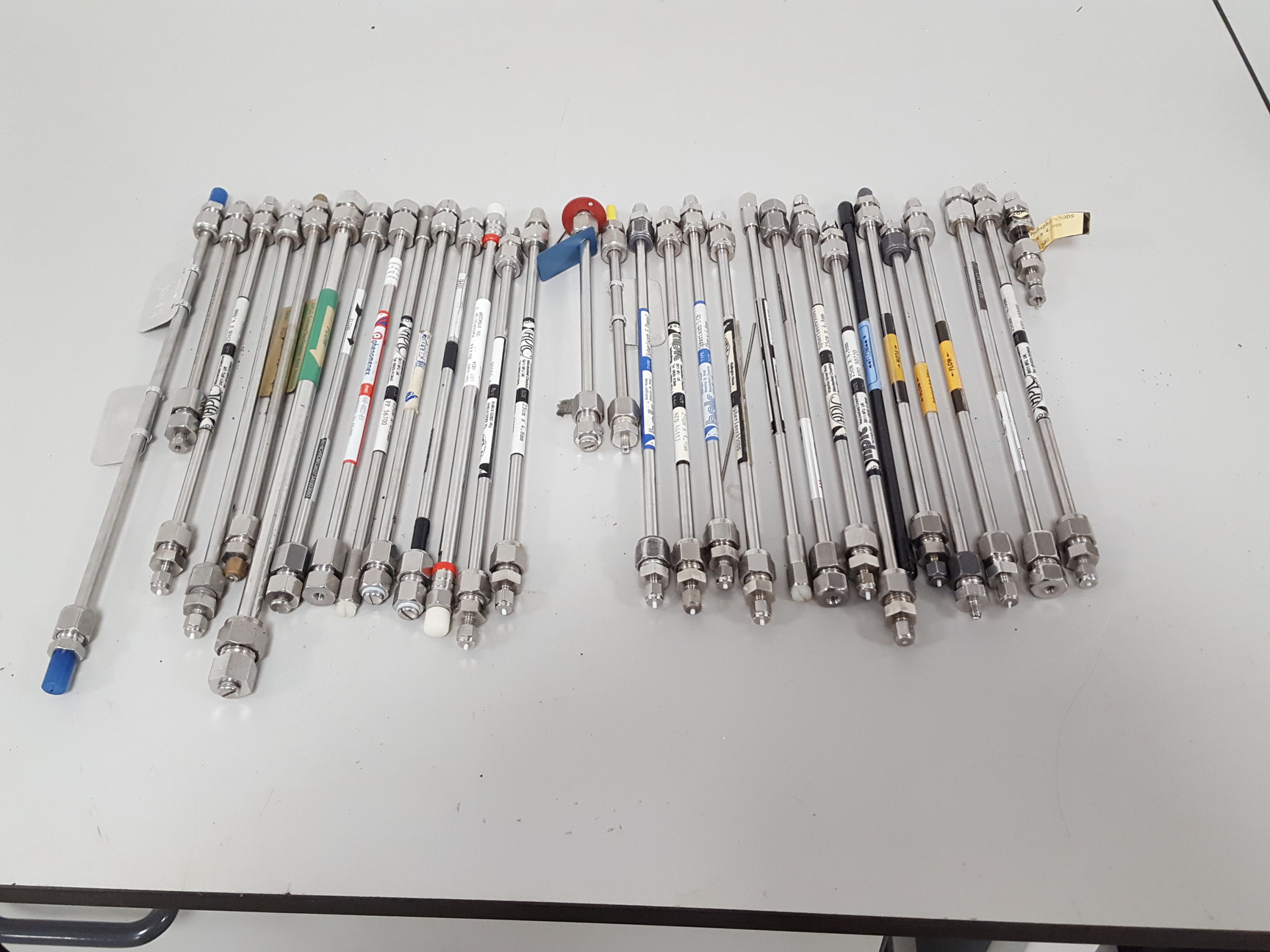 Image of Job Lot of 30+ HPLC Chromatograph Columns Lab