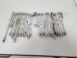 Thumbnail image of Job Lot of 30+ HPLC Chromatograph Columns Lab