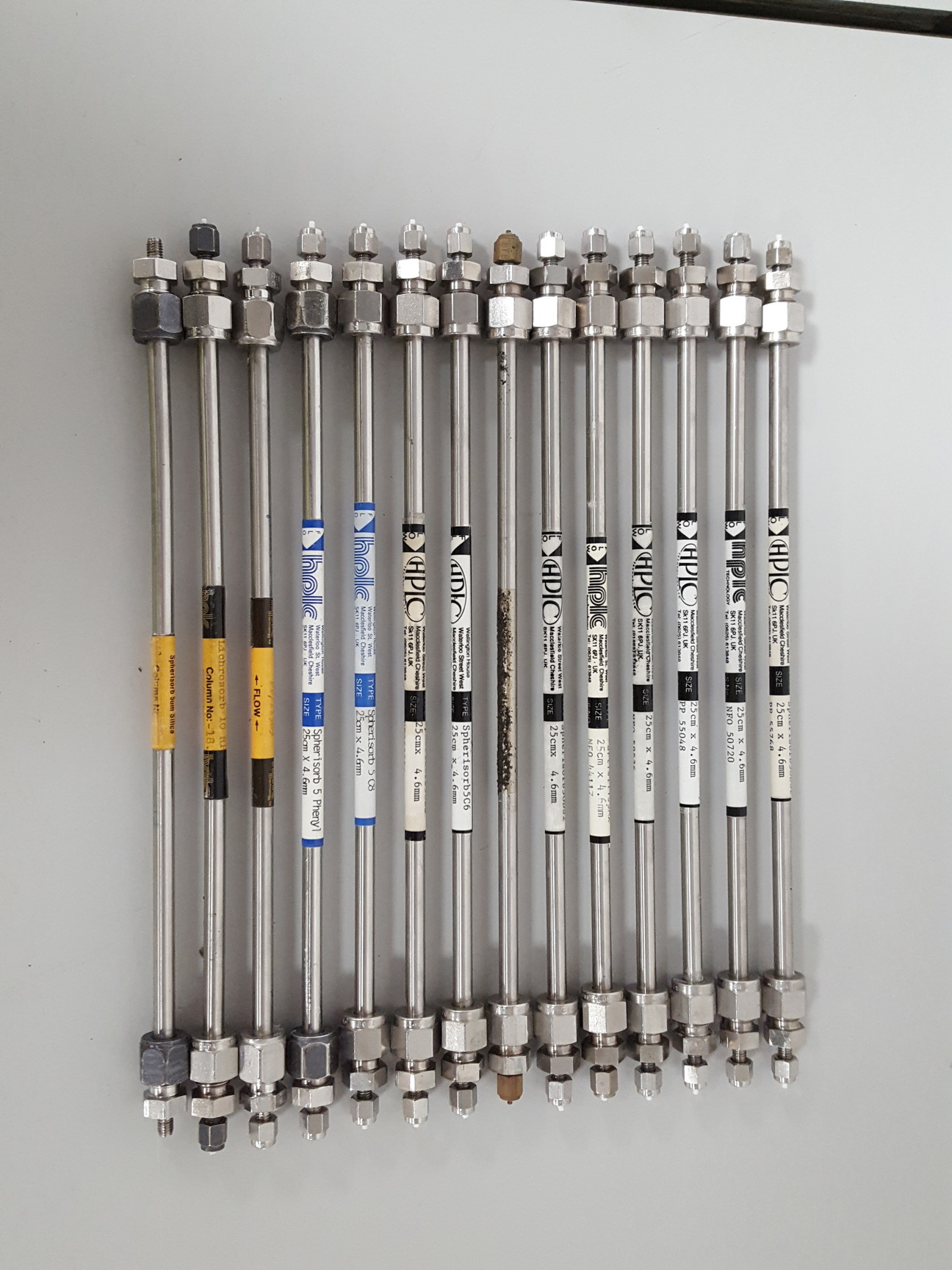 Image of Job Lot of 30+ HPLC Chromatograph Columns Lab