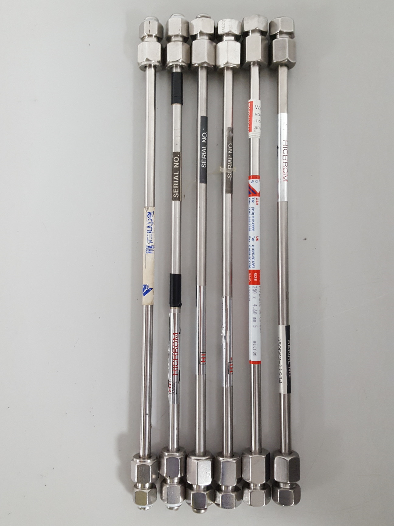 Image of Job Lot of 30+ HPLC Chromatograph Columns Lab