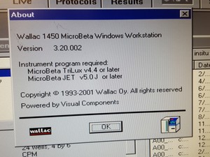 Thumbnail image of Wallac 1450 Microbeta TriLux Luminometer Liquid Scintillation Counter + Software