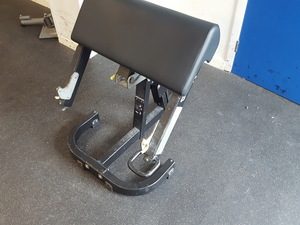 Thumbnail image of TechnoGym Preacher Curl Bicep Bench Commercial Gym