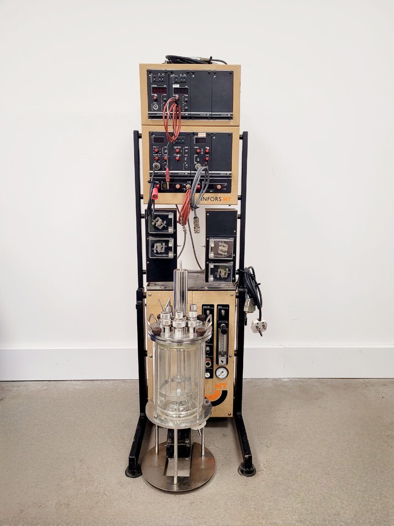 Image of Infors HT Type ISF-100 Fermentation Bioreaction System with Vessel Lab Faulty