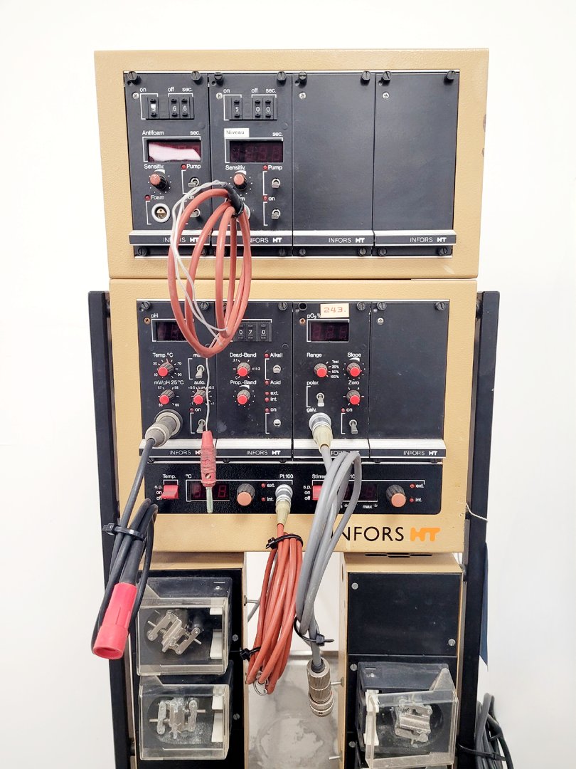 Image of Infors HT Type ISF-100 Fermentation Bioreaction System with Vessel Lab Faulty