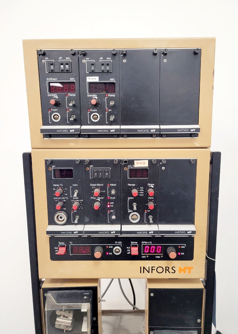 Image of Infors HT Type ISF-100 Fermentation Bioreaction System with Vessel Lab Faulty