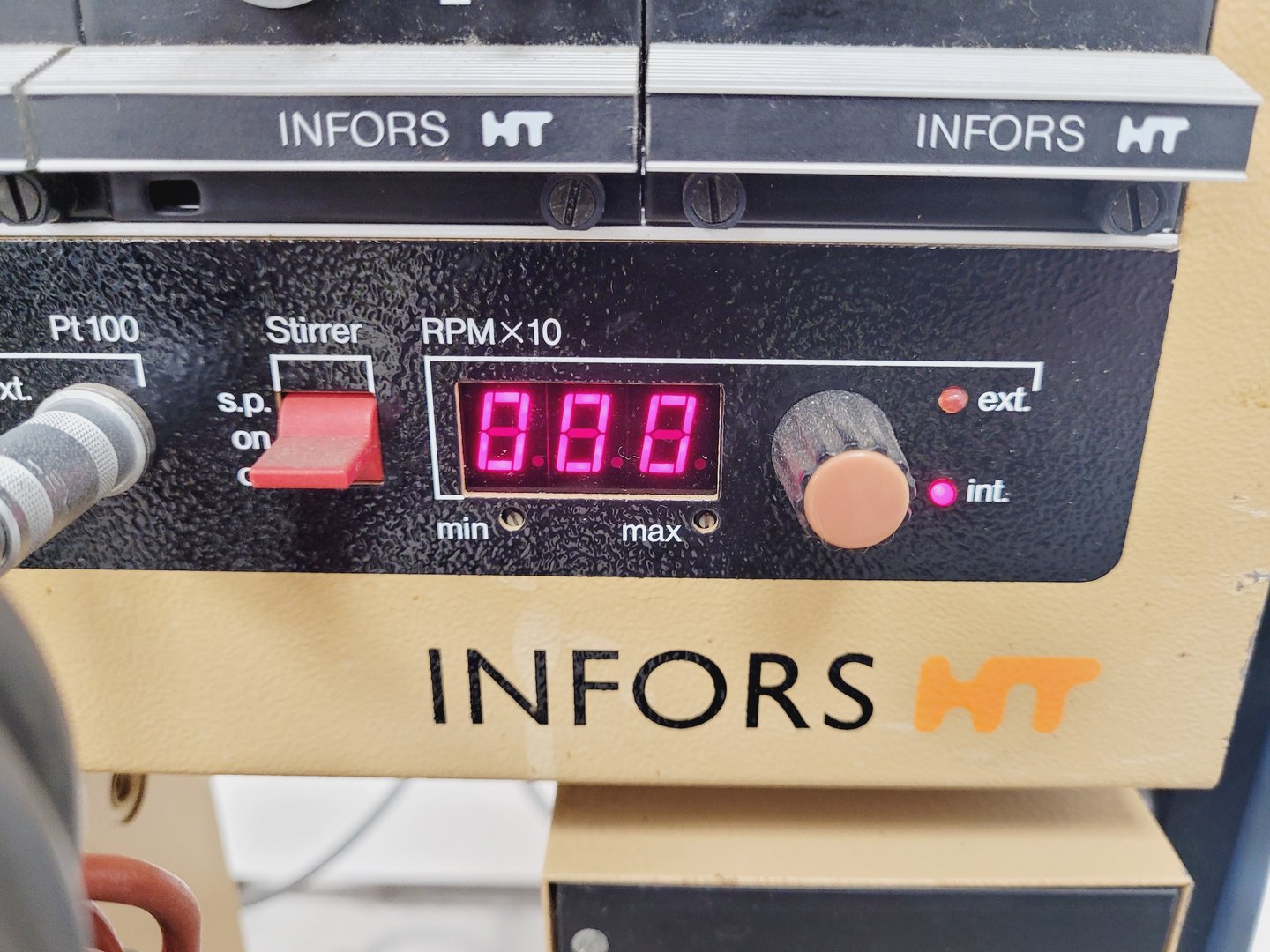 Image of Infors HT Type ISF-100 Fermentation Bioreaction System with Vessel Lab Faulty