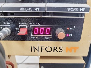 Thumbnail image of Infors HT Type ISF-100 Fermentation Bioreaction System with Vessel Lab Faulty