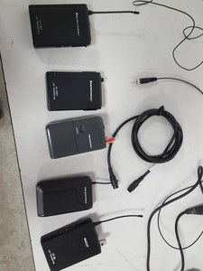 Thumbnail image of Set of 5 Wireless Microphones / Receivers Trantec Smartwireless