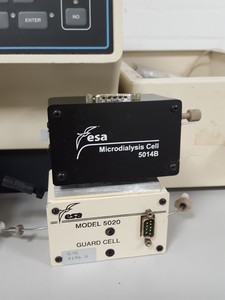 Thumbnail image of ESA Coulochem II 5200A electrochemical HPLC detector + 5040 5014B 5021 5020 Cell