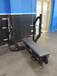 Thumbnail image of BF-49 Olympic Bench Press Spotter Stand Adjustable Safety Catches Commercial Gym