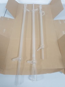 Thumbnail image of Job lot of Lab Glassware 50ml rb flasks, Round bottom & Flat Bottomed Flasks