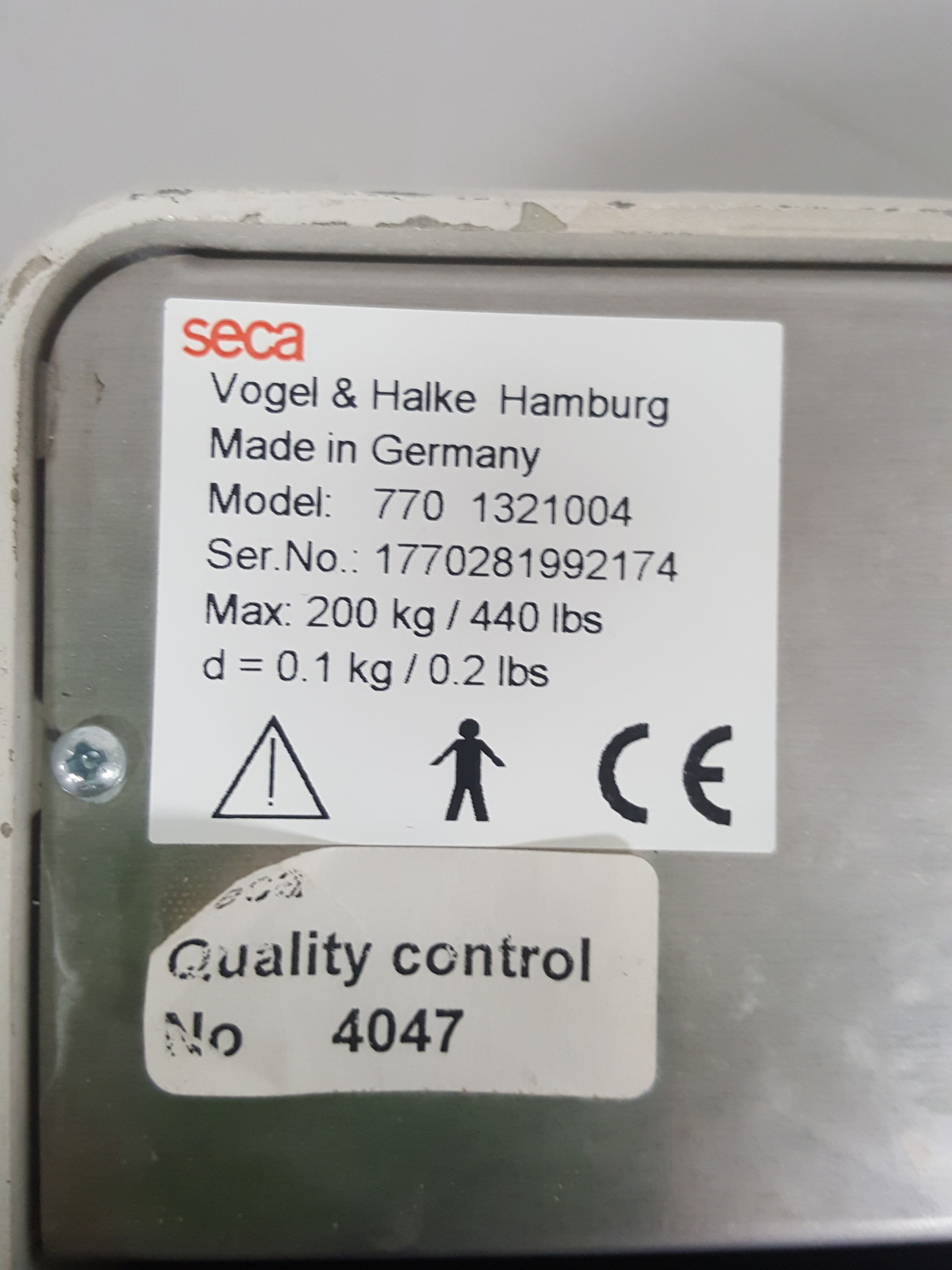 Image of Seca Medical 770 Personal Scale Bathroom Weighing