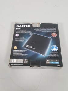 Thumbnail image of Salter Arc Digital Kitchen Scales Max 3kg, Electronic Black 1066 BKDR08