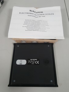Thumbnail image of Salter Arc Digital Kitchen Scales Max 3kg, Electronic Black 1066 BKDR08