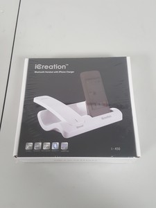 Thumbnail image of iCreation i-450 Bluetooth Handset with iPhone charger