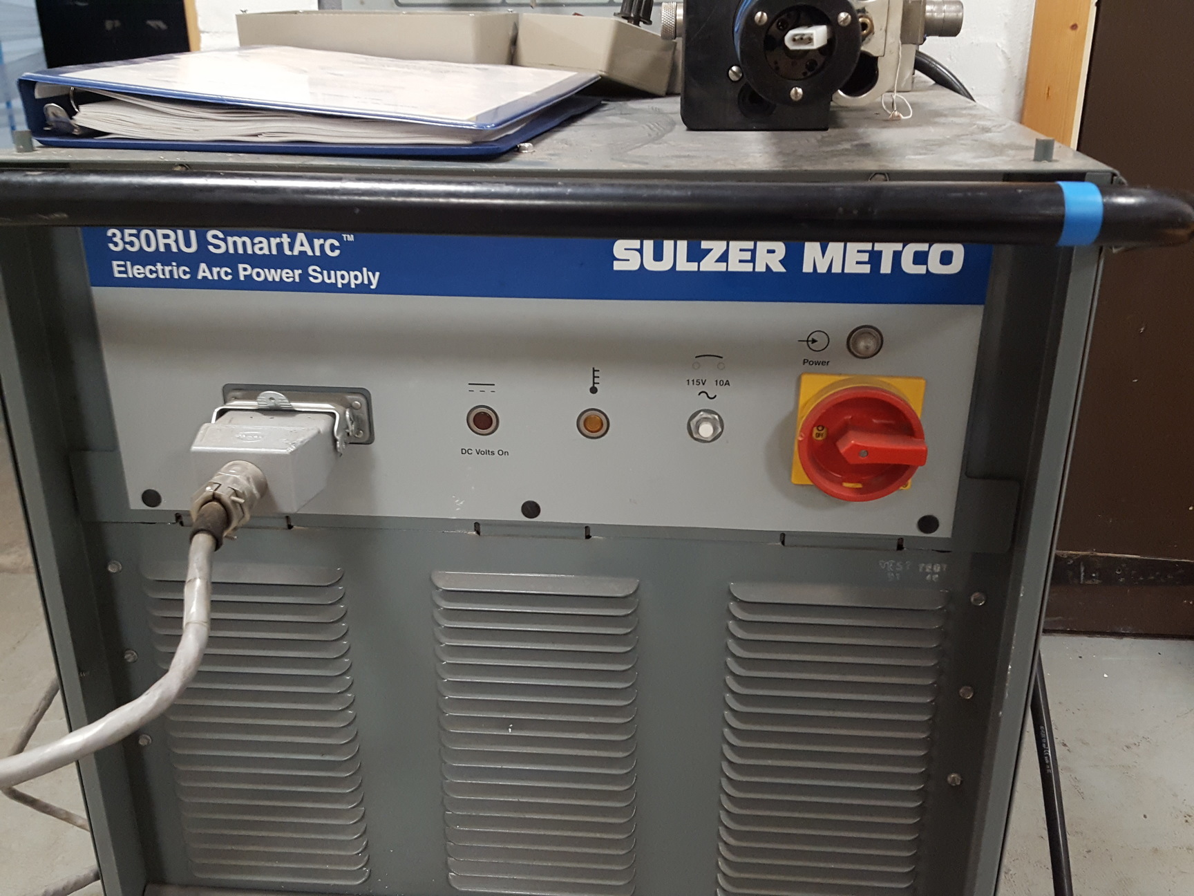 Image of Sulzer Metco 350RU Smartarc Electric Wire Arc Spray System 1016/PPC 350PP Gun