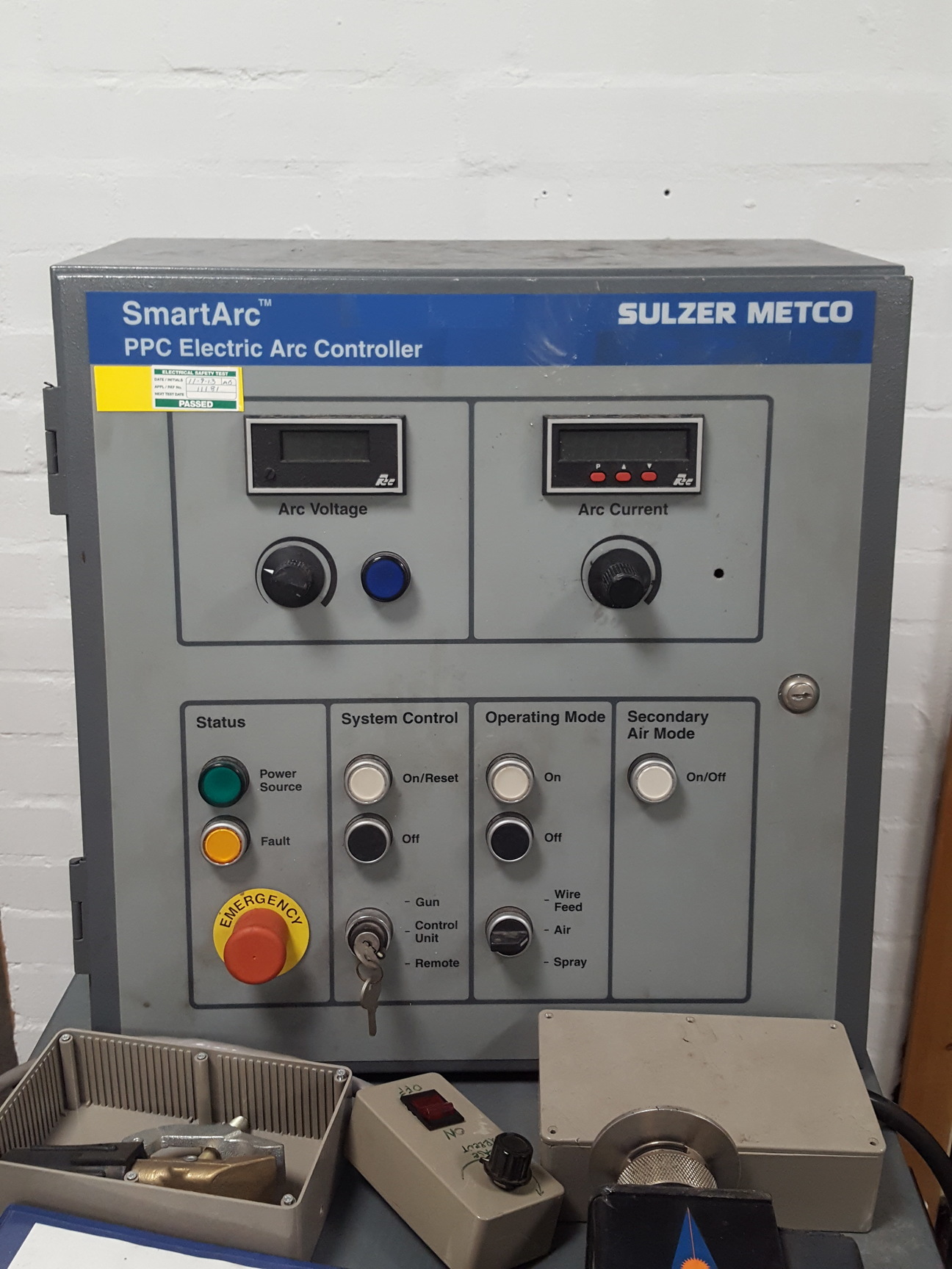 Image of Sulzer Metco 350RU Smartarc Electric Wire Arc Spray System 1016/PPC 350PP Gun