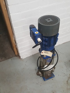 Thumbnail image of Lowara SV411T22M Multi Stage Pump, Brook Crompton PD90LNC, 2.2kW, 2850 rpm,
