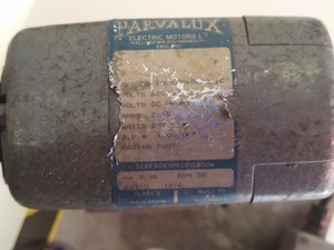 Thumbnail image of Parvalux Electric Motor System and Model 025 Thyristor Controller 