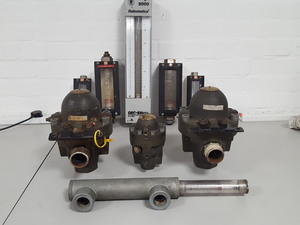 Thumbnail image of 3x Hale Hamilton Pressure Controller Valves + 5x Rotameters