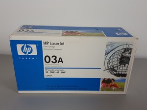 Thumbnail image of HP LaserJet Printer Toner Ink Cartridge 03A (C3903A) Black