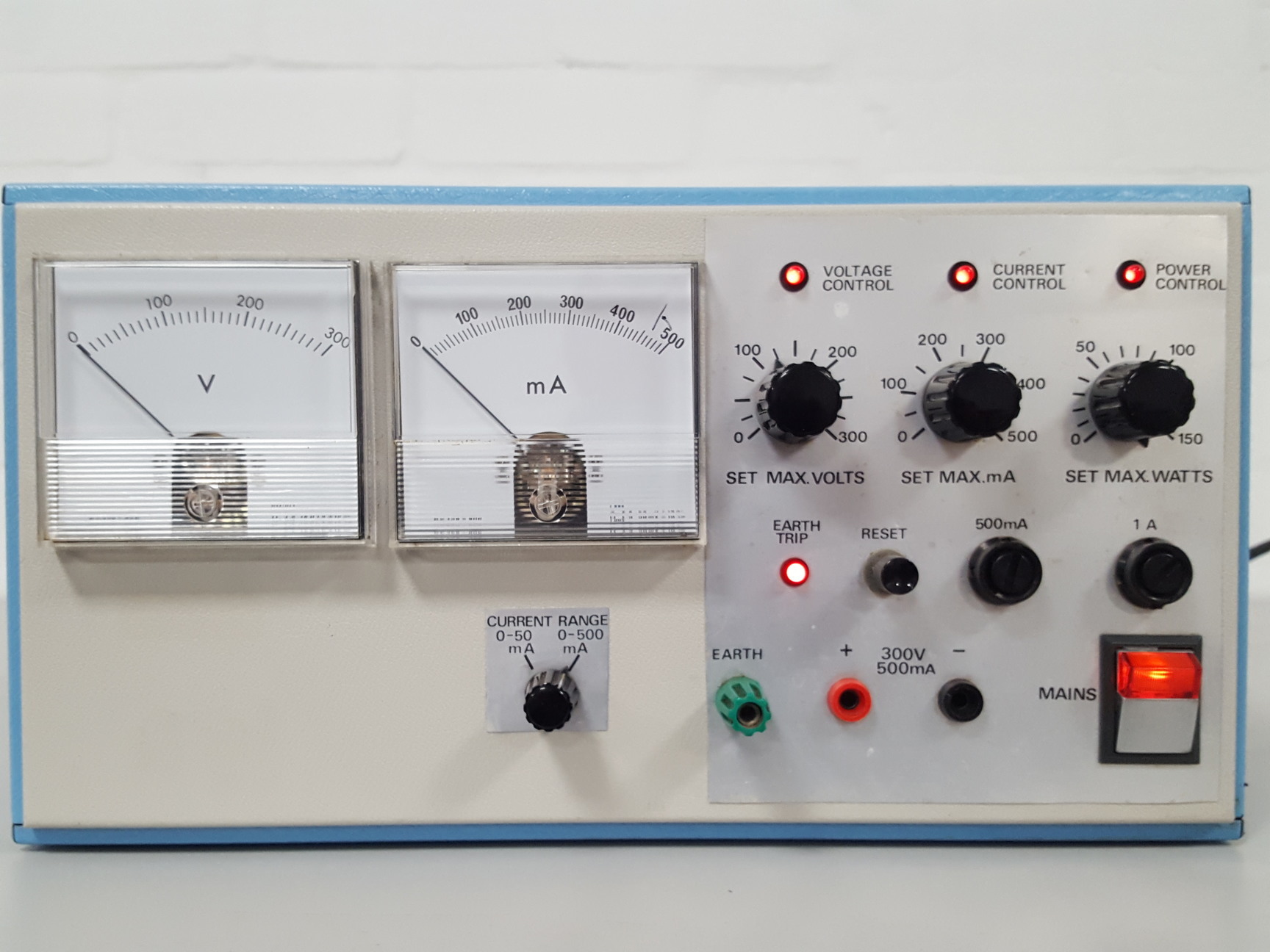 Image of Lab Power Supply 0 to 300V, 0 to 500mA Voltage, Current, Power Variable Control