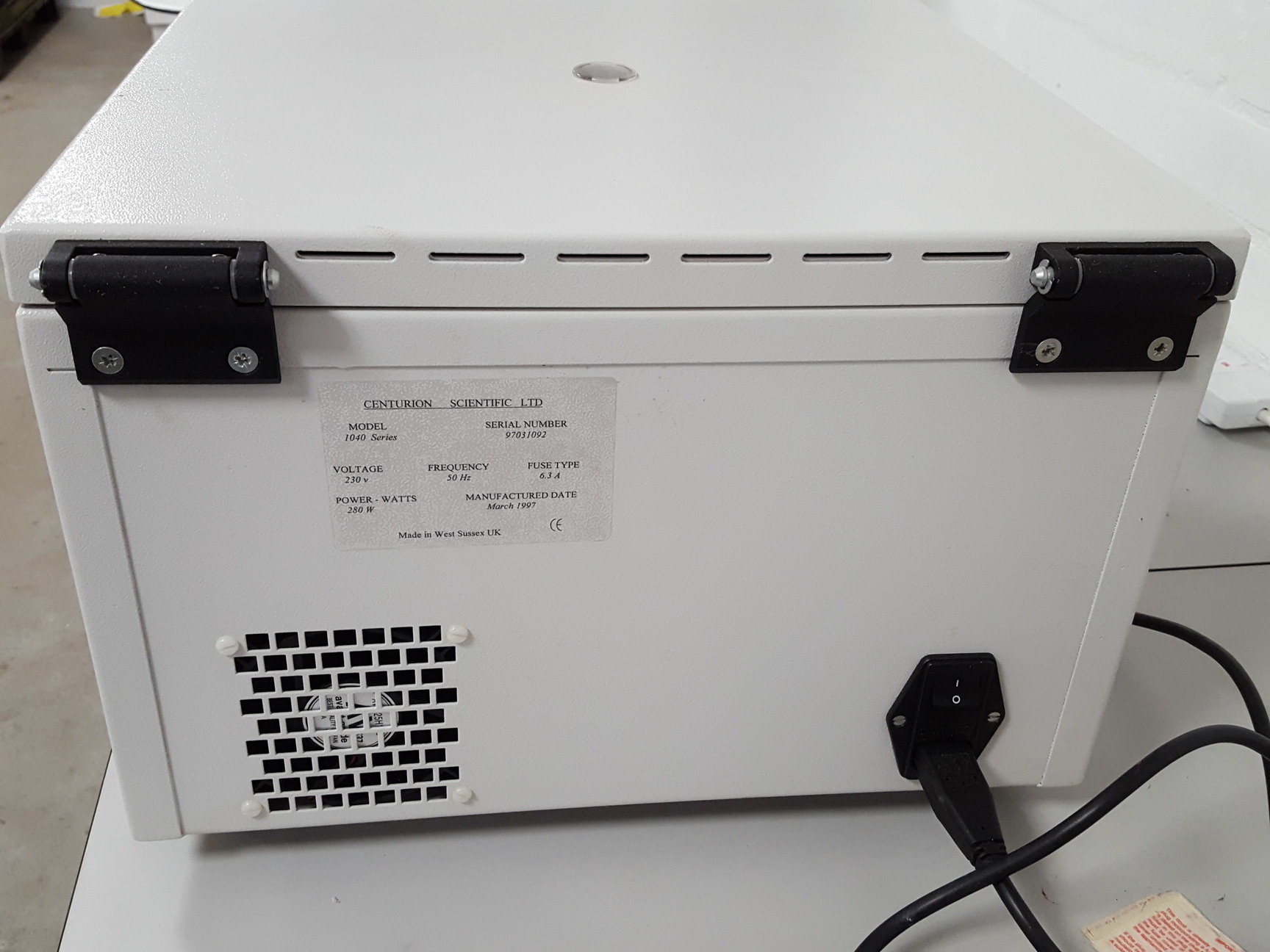 Image of Centurion Scientific 1040 Benchtop Lab Centrifuge + Bucket Rotor