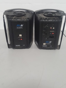 Thumbnail image of 2x AMAV AV25Ps Powered Pair Speakers (Black)