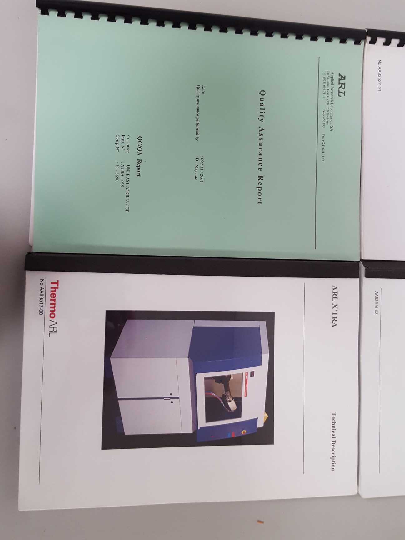 Image of Thermo ARL X'TRA  X-Ray Diffractometer XRD System Lab