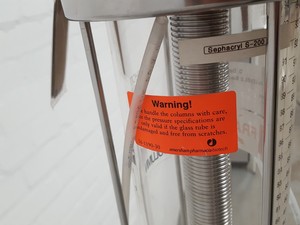Thumbnail image of Amersham Pharmacia 8 Bar BPG Chromatography Column Glass Lab