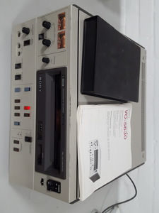 Thumbnail image of Sony VO-5630 Video Cassette Recorder With Manual VHS